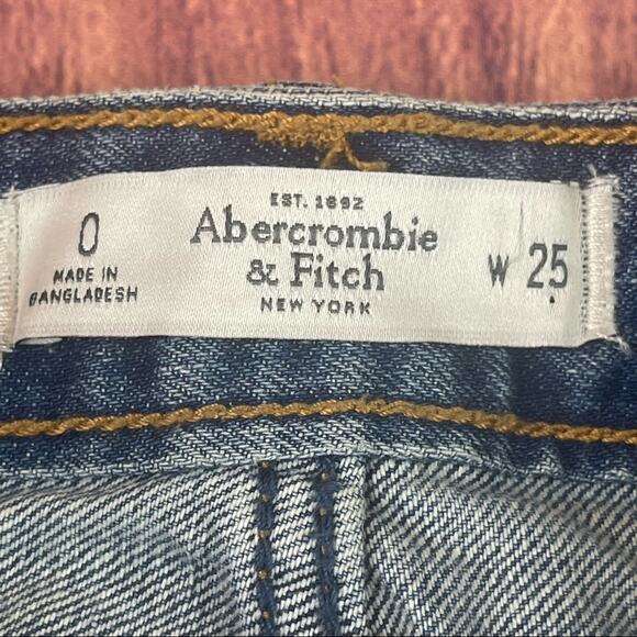 Abercrombie & Fitch Factory Distressed Denim Skirt - Picture 6 of 7
